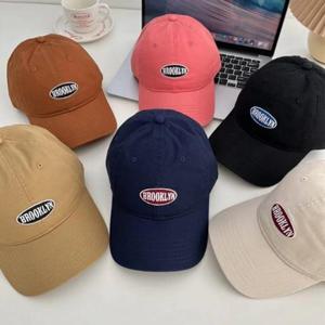 코튼모자 여성 브루클린 캡 야구 모자 챙 여자 볼캡 면 코튼