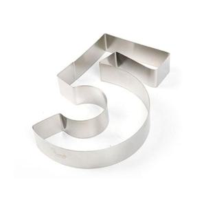 숫자몰드 스테인레스 숫자 케이크 커터 숫자틀 쿠키커터 5