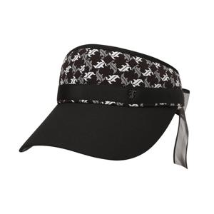 [팬텀] 여성 패턴 리본 썬바이저 221F1CP102_BK