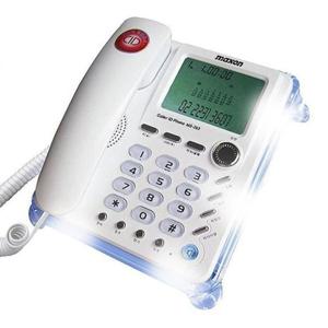 유선전화기 맥슨203 반짝이는 컬러램프 CID 유선 효도 전화기