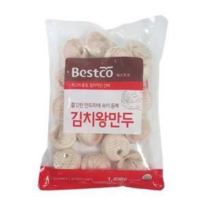 김치만두 (냉동)베스트코김치왕만두 1.4kg