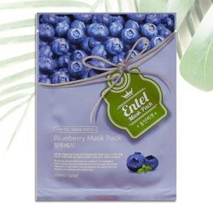 시트마스크 엔텔 블루베리 수분팩 시트팩 피부진정 마스크팩x10팩