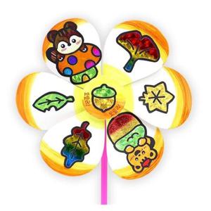 [문구] 가을소풍 포일아트 바람개비 4인용