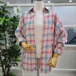 [부루앤쥬디]롤업체크셔츠 BBSDSH006B