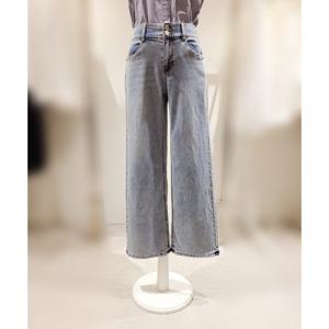 [비지트인뉴욕]뒷밴딩 일자핏 데님 팬츠 VC4DP24