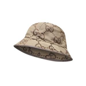 라프리마 구찌 점보 GG 캔버스 버킷 햇 681256 3HAGJ 2564