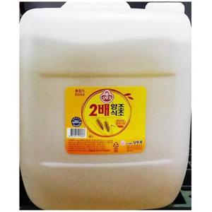 말통 2배양조식초(오뚜기 식초 양조식초 2배양조식초 18L)