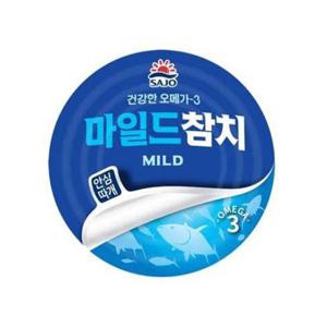 마일드 사조해표 참치 캔 85g