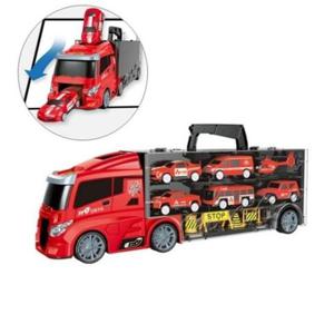 자동차운송차 카캐리어 소방차 소방헬기 미니카 슬로프 손잡이