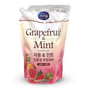 설거지세제 무궁화 키친솝 자몽 민트 주방세제 리필 1.2L