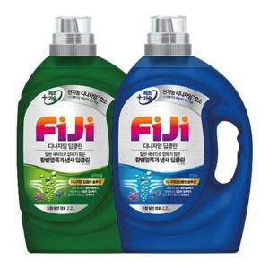 액상세제 피지 디나자임 딥클린 세탁세제 오리지널 프레쉬 2.2L