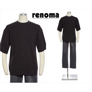 [레노마캐주얼]S/S 프리미엄 쉬운코디 추천 세미오버핏 티셔츠 블랙컬러 RQFMKT60A EK3653