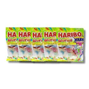 하리보웜즈사우어 하리보젤리 지렁이모양신젤리 5개