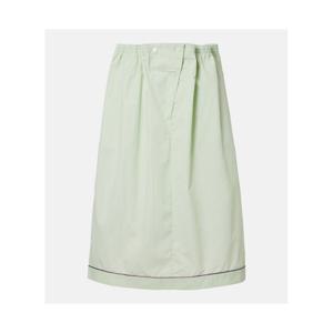 프라다 코튼 미디 스커트 P01110567