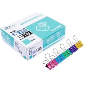 평화 더블 클립 칼라 집게 대형 30개입