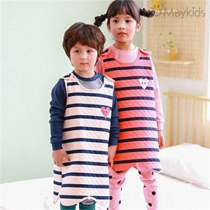 [메이키즈]하트앤ST크림 수면조끼