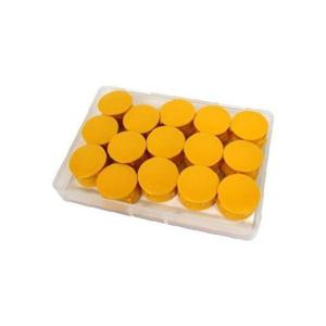 마그피아 초강력 칼라원형자석 중 27mm 노랑 30개입 1