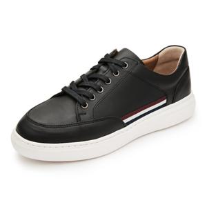 [금강 구두] 금강제화 랜드로바 남성 블랙 가죽 스니커즈 LANOXH3113MF1 LANOXH3113MF1