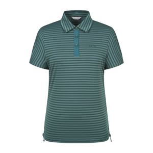 [핑골프](사은품증정) 여성 엠보 스트라이프 셔링 카라 반팔 티셔츠 (121E2TO452_GN)