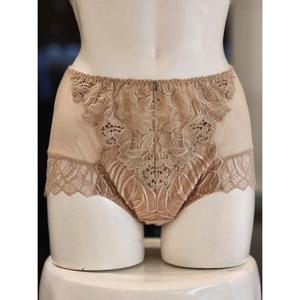 [비비안 란제리] VIVIEN 블랙라벨 컬러체인지 패치자수 망사레이스 팬티 (BP952AB) BP952AB