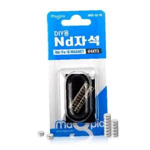 마그피아 DIY용 ND자석 원형  6x3T 원형자석/(MND-06-03 20개입) 판(1개입)