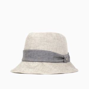 [와이월드 모자] 린넨 페도라 스타일 벙거지 DK56WBK007 DK56WBK007