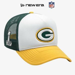 [뉴에라] 뉴에라 NFL 그린베이 패커스 A프레임 트러커 볼캡 화이트 다크 그린 14721689 114721689