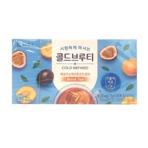 티백 담터 콜드브루티 복숭아패션후르츠 홍차 x 20T 3개