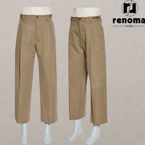 SS 봄여름 베이지 링클프리 원턱 와이드핏 팬츠 슬랙스 RQMBBP57AJD