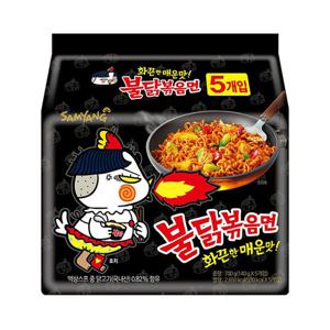 봉지라면 삼양 불닭볶음면 140g 10개