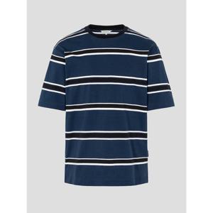 [빈폴맨] (빈폴) 블루 스트라이프 반소매 티셔츠 BC6342C43R BC6342C43R