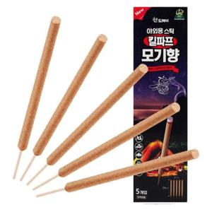 해충방지 산도깨비 킬파프 야외용 스틱 모기향 5개입