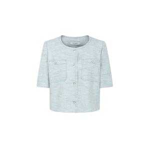 [제이제이 지고트]포켓 하프 슬리브 크롭 재킷 GR5M0JK921