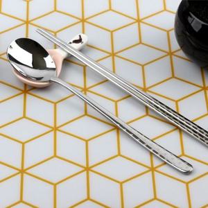 DMK 스테인리스 러블리 하트 수저 1P OPP포장