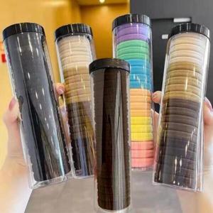 아트박스/이룸 노팁 머리끈 20p 5통 무매듭 헤어끈 100개