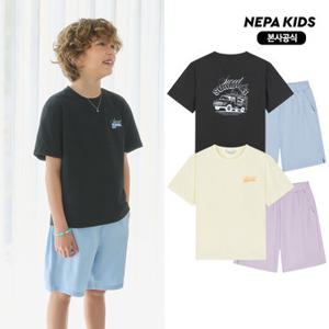 [네파키즈/택가79,000] 26SS 신상 KMD5952 아이스크림 반팔 상하세트 본사직영