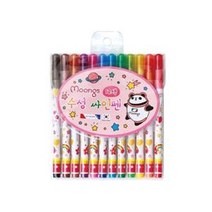 [오너클랜]인기상품 4500 모닝글로리 수성싸인펜 12색 여아용 [W