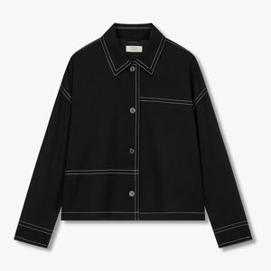 [톰보이] 배색 스티치 블라우스 9176321882