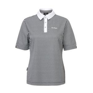 [와이드앵글]CO 깅엄 체크 5부 폴로 티셔츠 L WWP26271Z1