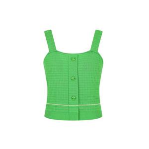 [제이제이 지고트]글리터 라인 버튼 장식 베스트 GP4A1VT321