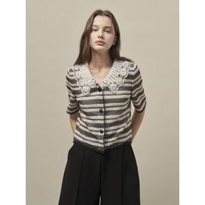 [올리비아로렌] 레이스 카라 크로셰 자켓 VOCFU5M4331