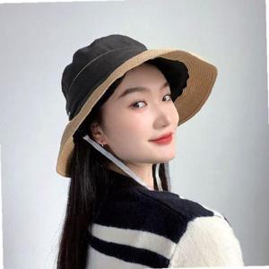 차콜 사파리 모자 여성 햇모자 버킷햇