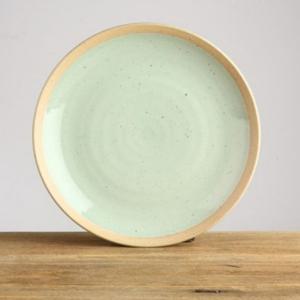 접시 이천도자기 발수청자 원형 접시 대 27cm 그릇 식기 플레이팅