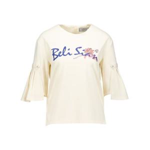 [벨리시앙]벨라인 소매 면혼방 티블라우스 BL4211