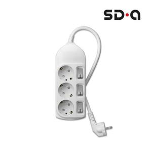 신동아 신동아ES 개별스위치 멀티탭 3구 3m