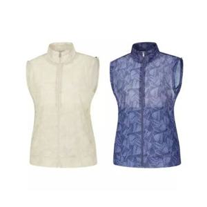 [콜핑]LD18 여성 봄/여름  메쉬소재 프린트물 등산조끼 KWV7188W