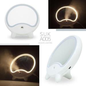 가습기 브라이트 문 LED 조명 거울 무드등 A005