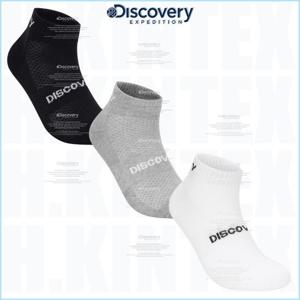 디스커버리 양말 DXSO7115N 25SS 신상품 남여공용 로고 자카드 앵클 삭스 커플양말 등산양발