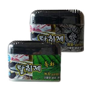 냄새탈취제 해피룸 신발장 탈취제 냄새제거제 녹차 숯 150g