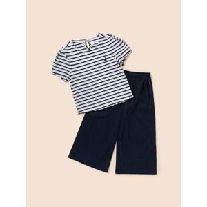 [빈폴키즈] 핫썸머 차르르 스트라이프 요루지 투피스  네이비 (BI6471G05R)